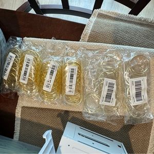 BNWT Gold Wedding Napkin Rings 60 total